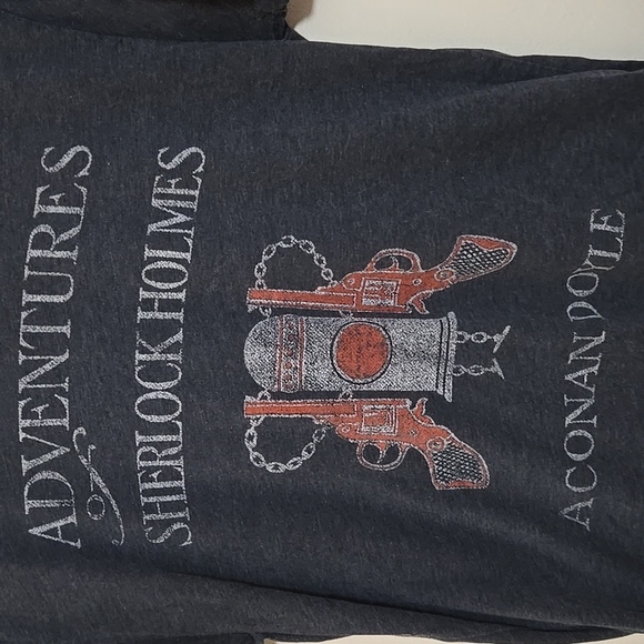 Sherlock Holmes book cover shirt small black - Picture 2 of 2